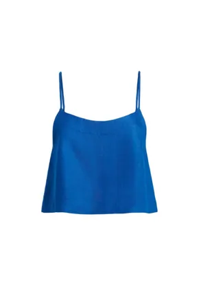 Bondi Born Womens Flared Cami In Sapphire