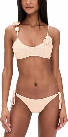 Devon Windsor Adrienne Top & Ammie Bottom In Vanilla
