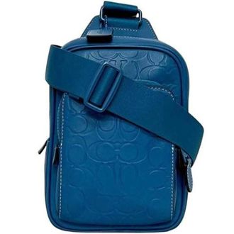 Coach Pre-owned Cross Body Bags, unisex, Blue, Size: ONE SIZE Pre-owned Cross Body Bag