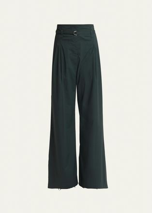 Proenza Schouler Raver Belted Wide-Leg Pants