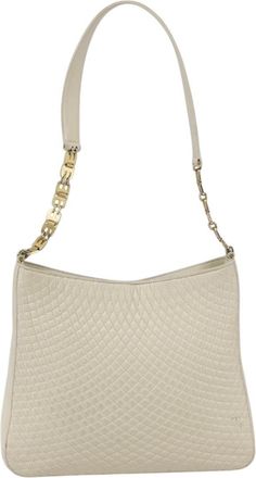 Bally Vintage Quilted Leather Leather Shoulder Bag Bag (Pre-Owned)