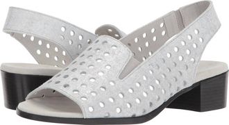 Munro Womens Mickee Sandal In Silver Metallic