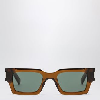 Saint Laurent SL 572 square sunglasses in brown