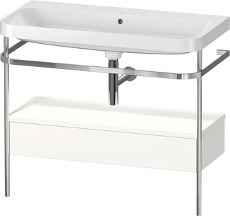 Duravit Set C-bonded Duravit Happy D.2 Plus Con Consola Met&aacute;lica Y Caj&oacute;n