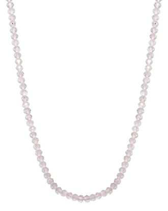 Jewelmak 14K Rose Quartz Necklace