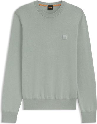 HUGO BOSS Mens Kanovano Crew Neck Jumper in Open Green 351 - Size X-Large