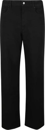 Paige Anessa 33 Wide Leg Jean - Dames - Regular Fit Jeans - Zwart - W30 - Denim - Jeans