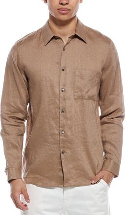Theory Irving Relaxed Linen Shirt