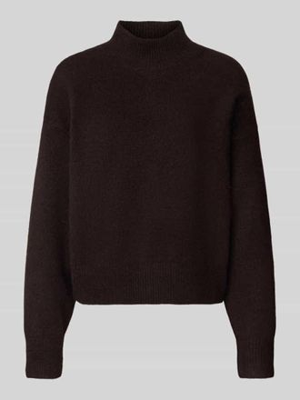 Neo Noir Neo Noir Relaxed Fit Strickpullover mit Woll-Anteil Modell Paulina in Dunkelbraun, Größe 34