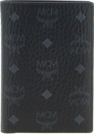 MCM Ottomar Paspoorthouder - Heren - Portefeuilles - Zwart - ONE Size - Leer - Accessoires