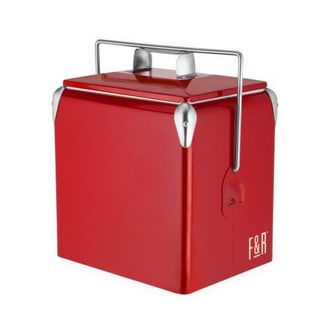 Foster & Rye Vintage Metal Cooler in Red at Nordstrom