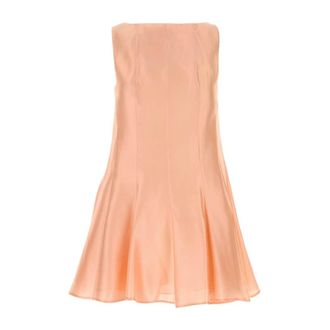 Khaite Party Dresses, female, Orange, Size: 2XS Mags Dress