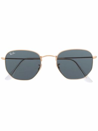 Ray-Ban Hexagonal tinted sunglasses - Gold