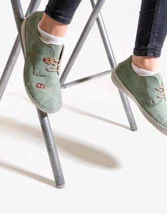 Rieker Womens Rieker 52528-52 Womens Shoes Green - Size: 7.5