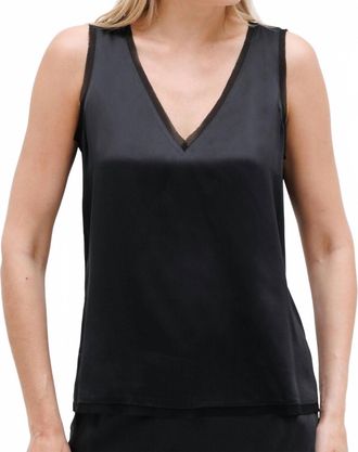 Go Silk Go Redux V-Tee In Washed Black