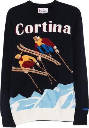 MC2 Saint Barth Heron sweater - Blue