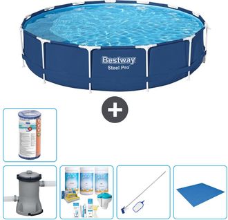 Bestway Piscina Bestway Steel Pro Redonda - 396x84 Cm - 8-piezas S22112