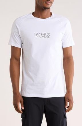 BOSS Slim Fit Logo T-Shirt in White at Nordstrom Rack, Size Xx-Large