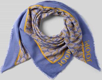 Joop Tuch mit Fransen Modell ALEA in Blau, Größe 1