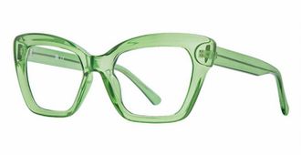 Soho Womens 53Mm Cat Eye Glasses In Green