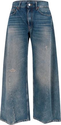 Maison Margiela Wide Jeans, female, Blue, W27, Wide Jeans
