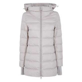Herno A-Shape Chamonix Jas - Dames - Jassen - Beige - Maat: 2XL Polyamide