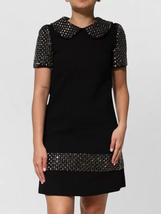 Dolce & Gabbana crystal embellished mini dress