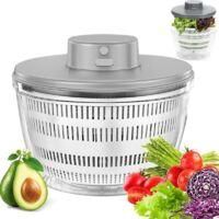 OEM Centrifugadora El&eacute;ctrica Para Ensaladas, Centrifugadora Autom&aacute;tica De Gran Capacidad De 4000 Ml, Deshidratador De Frutas Y Verduras Con Tapa, Secado R