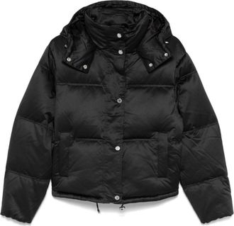 Ralph Lauren Freyah Gewatteerde Jas - Dames - Gewatteerde jassen - Zwart - XL - Leer - Jassen