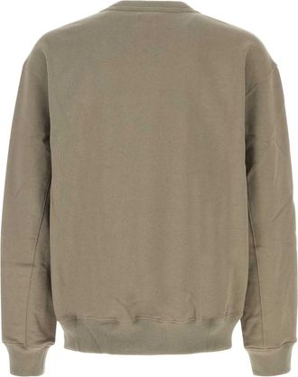 New Balance Mens Core Sweatshirt Beige Cotton Sweater