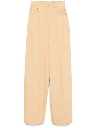 Maison Margiela Jeans con cavallo basso - Marrone