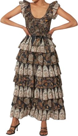 Cleobella Athena Ankle Dress In Magnolia