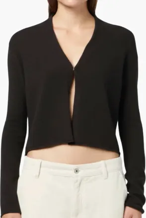 Guest In Residence Stealth Cashmere Cardigan In Burnt Cocoa