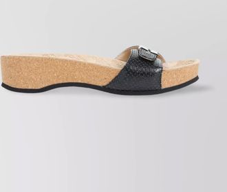 Balenciaga leather scholl sandals