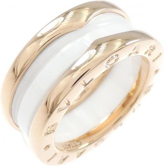 Bulgari B.Zero1 Pink Gold (18K) Ceramic Band Ring (Pre-Owned)