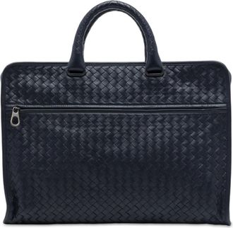 Bottega Veneta Pre-owned Bottega Veneta Nappa Intrecciato Business Bag Unisex K9GFTNBKLLBXNLXO