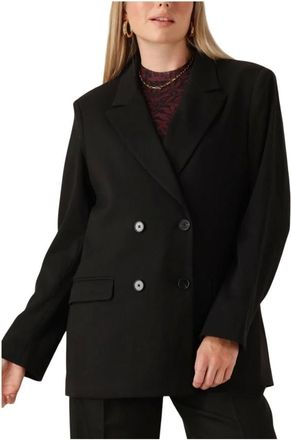 Notre-V Jassen, Dames, Zwart, 2Xl, Polyester, Dames Blazers Nv-galina