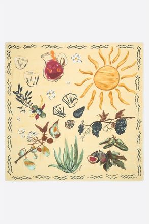 Bimba & Lola Still Life Shawl in Beige at Nordstrom