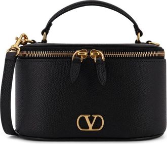 Valentino Garavani VLogo Signature Mini Bag - Dames - Handtassen - Zwart - ONE Size - Leer - Tassen