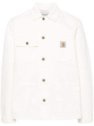 Carhartt Work in Progress Michigan canvas jack - Wit