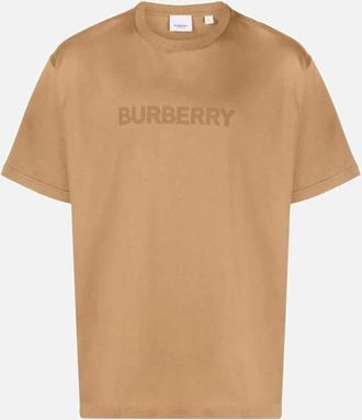 Burberry Mens Burberry New Harriston T Shirt Beige - Brown - Size: 36