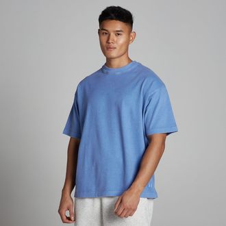 MyProtein Camiseta de algod&oacute;n oversize lavada para hombre de MP - Azul aciano - XS
