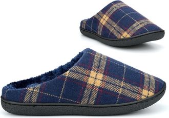 Generic Mens Slip On Slippers Size 6 Boys Slippers Size 12 Mule Slipper Mens Slip On Slipper Sizes 6-12 Navy 10 UK