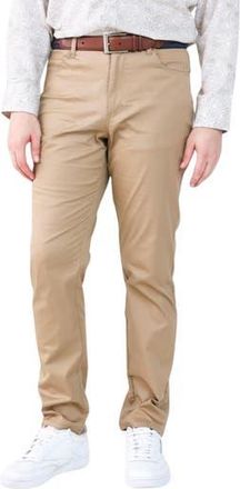 Tailorbyrd Stretch Cotton Chino Pants in Khaki at Nordstrom Rack, Size 32 X 32