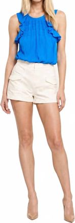 Ramy Brook Carmi Sleeveless Top In Marrakech Blue