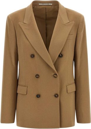 Tagliatore Dames, Jassen, Beige, Maat: 2XL