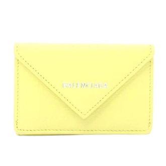 Balenciaga Pre-owned Wallets, female, Yellow, Size: ONE SIZE Pre-owned Leather Mini Wallet Yellow