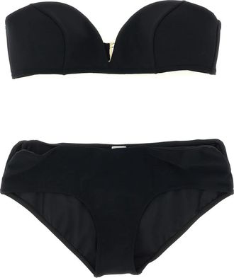 Zimmermann Wanderlust Curve Bikini - Dames - Bikinis - Zwart - XS - Badmode