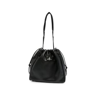 Vivienne Westwood Hilary Bucket Bag - female - Vivienne Westwood - Shoulder Bags - Black - ONE SIZE - Bags