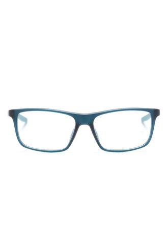 Nike 7272 rectangle-frame glasses - Blue